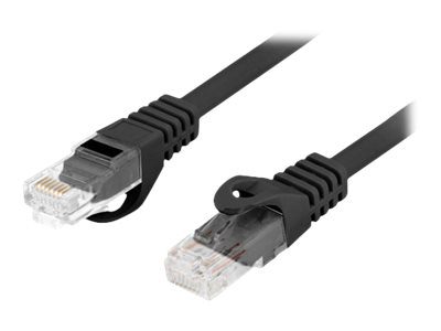 Patch cable - CAT 6, RJ-45 - male, RJ-45, Black