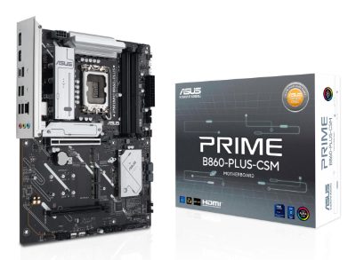 Mainboard, ASUS, Intel B860 Express, LGA1851, ATX, Memory DDR5, Memory slots 4, PRIMEB860-PLUS-CSM