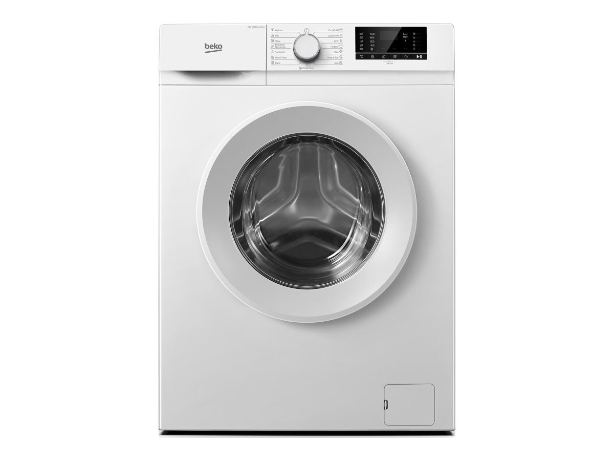 Beko B1WFK2604WEE Washing machine, Freestanding, Front loading, Washing capacity 6 kg, White, BEKO