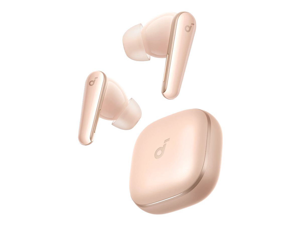 Anker Soundcore Earbuds with Dolby Audio, Liberty 5, Bluetooth, In-Ear, Microphone, Pink, Noise canceling, Wireless