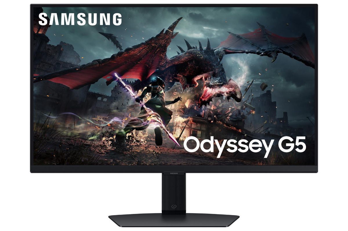 LCD Monitor, SAMSUNG, 27", Gaming, Panel IPS, 2560x1440, 16:9, 180Hz, 1 ms, Swivel, Pivot, Height adjustable, Tilt, Colour Black, LS27DG500EUXEN