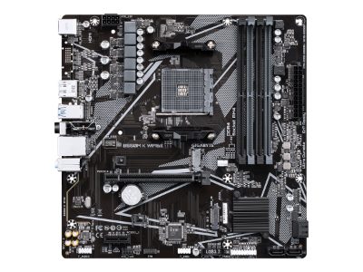 Gigabyte B550M K WIFI6E, Processor family AMD, Processor socket AM4, DDR4 SDRAM, Supported hard disk drive interfaces SATA, M.2, Number of SATA connectors 4