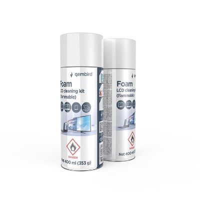 Gembird Foam LCD Cleaning Kit, CK-LCD-08, Foam Cleaner for LCD / TFT screens, 400 ml