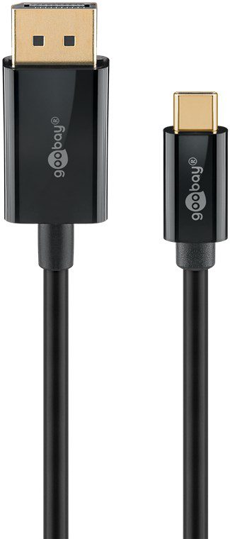 Goobay USB-C to DisplayPort Cable 4K at 60 Hz, 1 m, 75704