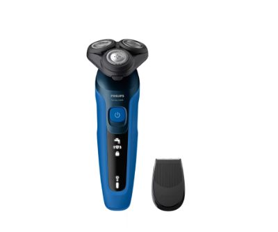 Electric Shaver, S5466/17, Operating time (max) 45 min, Wet & Dry, Lithium Ion, Royal Blue