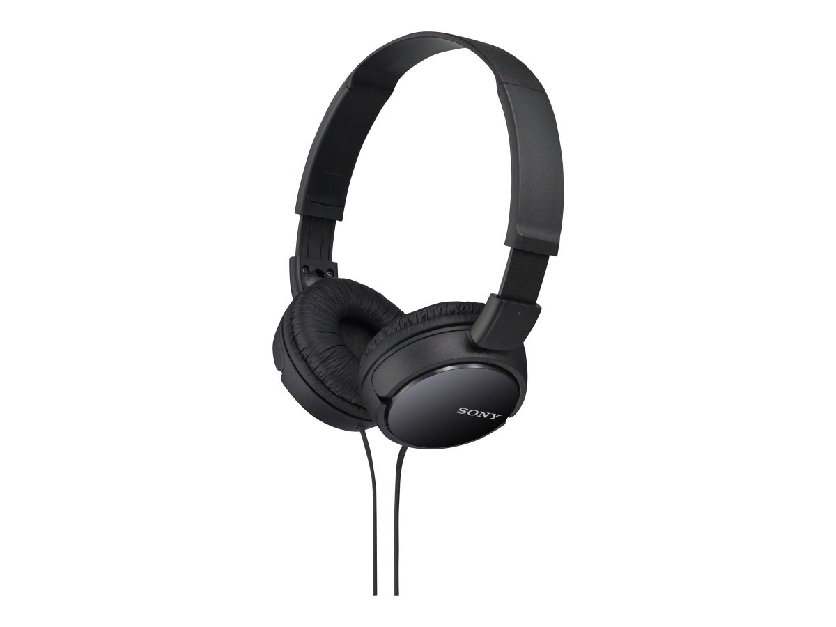 MDR-ZX110APB.CE7, Headband/On-Ear, Microphone, Black