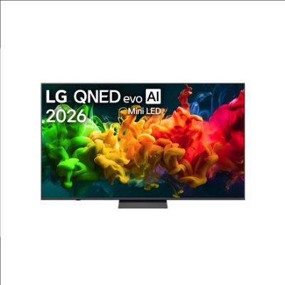 LG QNED 4K evo AI Mini LED TV, 75QNED8EB3A, 75, Smart TV, webOS, UHD, Black