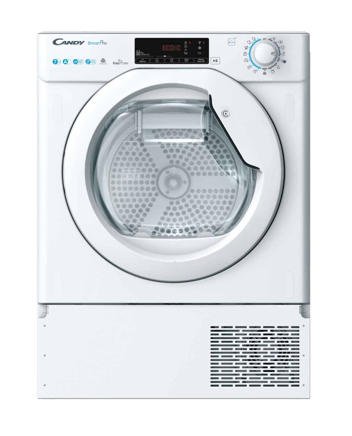 Dryer Machine, BCTD H7A1TE-S, Energy efficiency class F, Front loading, 7 kg, LCD, Depth 46.5 cm, Wi-Fi, White