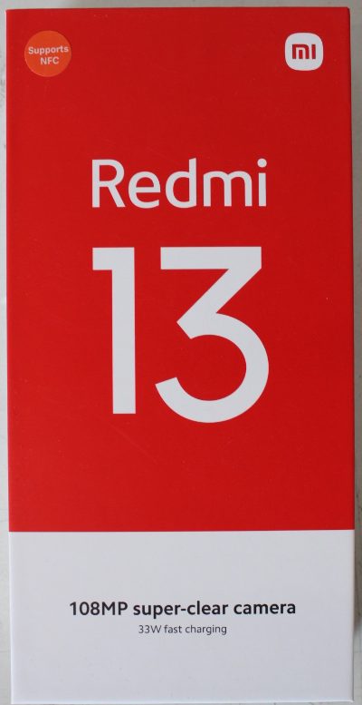 Redmi, 13, Midnight Black, 6.79 ", IPS LCD, 1080 x 2460 pixels, Mediatek, Internal RAM 8 GB, 256 GB, microSDXC, Dual SIM, Nano SIM, 4G, Main camera resolution 108+2 MP, Secondary camera resolution 13 MP, Android, 14, 5030 mAh, Warranty 24 month(s), DEMO, SCRATCHED SCREEN PROTECTION