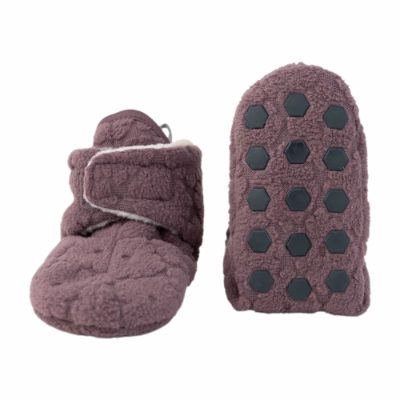 Lodger Slipper Folklore Fleece čībiņas, Mauve, 12-18m