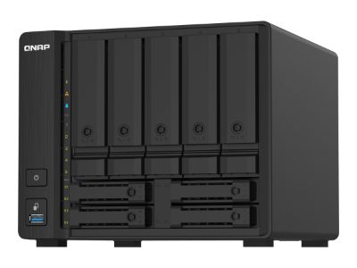 9-Bay QTS NAS, TS-932PX-4G, Up to 9 HDD/SSD Hot-Swap, AnnapurnaLabs Alpine, AL324 ARM Cortex-A57 Quad-Core, Processor frequency 1.7 GHz, 4 GB, DDR4