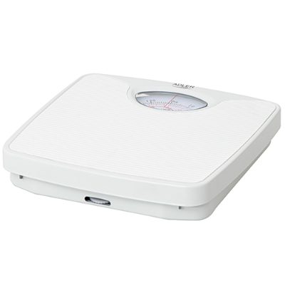 Mechanical bathroom scale, AD 8151w, Maximum weight (capacity) 130 kg, Accuracy 1000 g, White