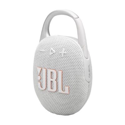 JBL ūdensizturīga portatīvā skanda ar karabīni, balts
