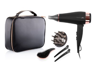 Hair Care Gift Set, ETA732090020 Fenité, 2200 W, Number of temperature settings 3, Ionic function, Diffuser nozzle, Black Edition