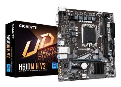 H610M H V2 G1.0, Processor family Intel, Processor socket LGA1700, DDR5, Supported hard disk drive interfaces M.2, SATA, Number of SATA connectors 4