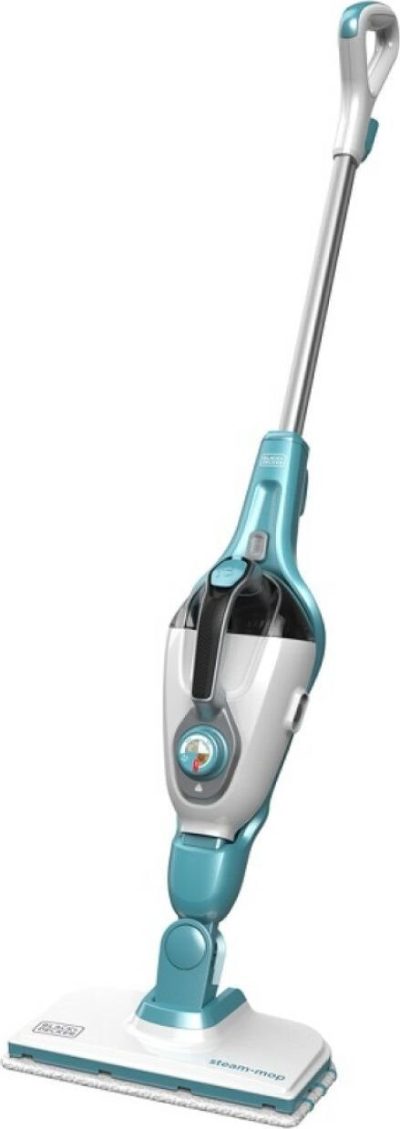 BLACK & DECKER 9in1 Steam cleaner, FSMH1351SM-QS, Power 1300 W, Water tank capacity 0.5 L, Teal/White