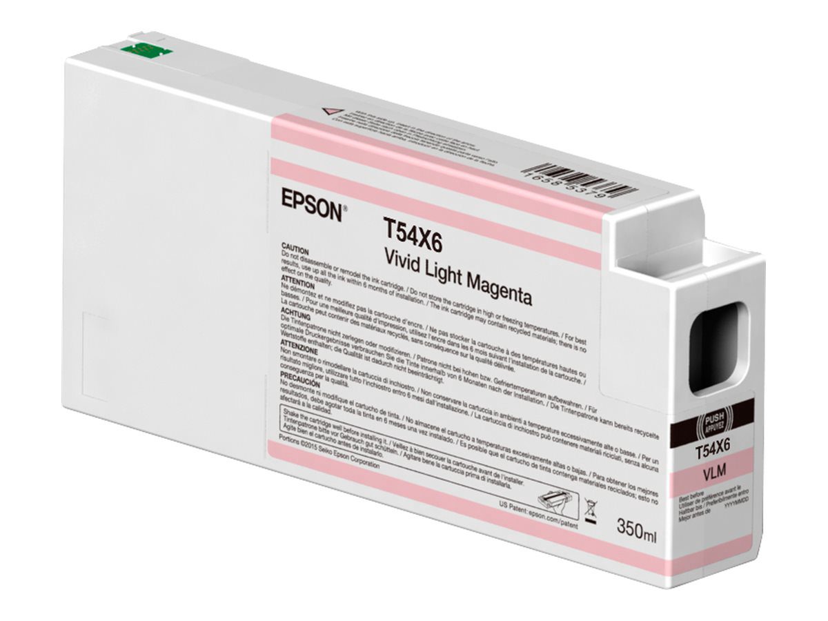 Epson Singlepack T54X60N UltraChrome HDX/HD, 350 ml, Ink Cartrige, Vivid Light Magenta