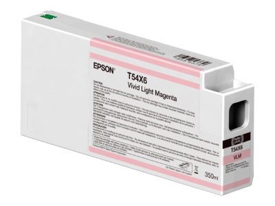 Epson Singlepack T54X60N UltraChrome HDX/HD, 350 ml, Ink Cartrige, Vivid Light Magenta