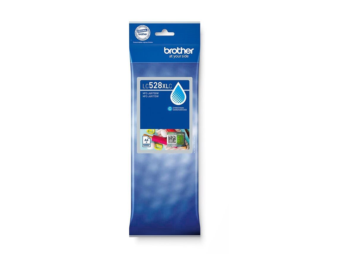 Brother LC528XLC Cyan Ultra High Yield Inkjet Cartridge, Brother