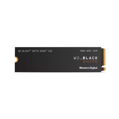 SSD, SANDISK, Read speed 4000 MB/s, Write speed 2000 MB/s, NVMe Yes, PCI Express 4.0, M.2, 250 GB, Western Digital Black SN770 250GB (WDS250G3X0E), Black SN770, WDS250G3X0E