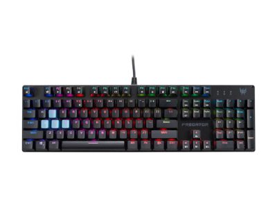 Acer Predator Aethon 303, Keyboard, Wired, US, Kailh Blue, Black, Retail Pack