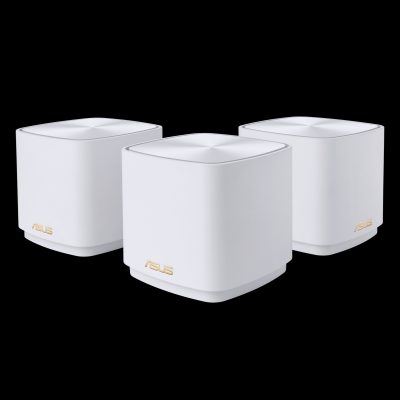 ZenWiFi XD4 Plus (W-3-PK) Wireless-AX1800 (3-pack), 802.11ax, 1201+574 Mbit/s, 10/100/1000 Mbit/s, Ethernet LAN (RJ-45) ports 1, Mesh Support Yes, MU-MiMO Yes, No mobile broadband, Antenna type Internal