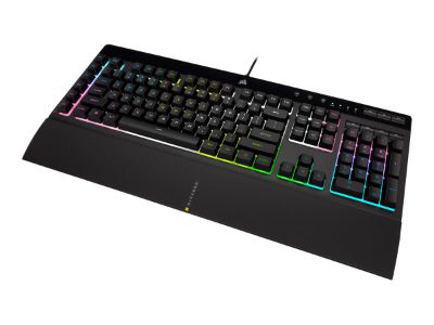 Rubber Dome, Gaming Keyboard, K55 RGB PRO XT, Wired, RGB LED light, US, Black