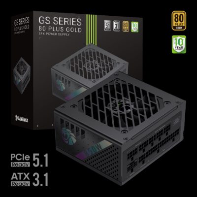 Gamemax PSU, GS 850G, 850 W, SFX, Full Modular