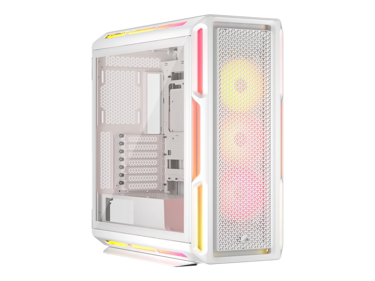 Corsair PC Case, iCUE LINK 5000T LX RGB, White, Mid-Tower