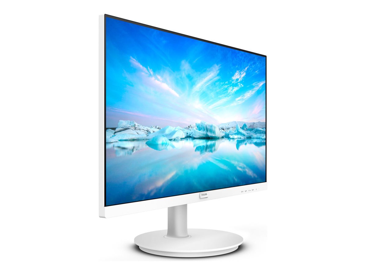 Monitor, 241V8AW/00, 23.8 ", IPS, 16:9, 75 Hz, 4 ms, 1920 x 1080 pixels, 250 cd/m², White