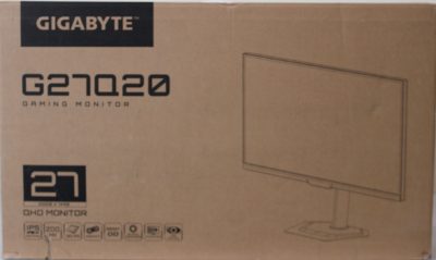 GIGABYTE GAMING MONITOR 27" G27Q20, SALE OUT. G27Q20 EK, 27 ", SS IPS, QHD, 200 Hz, 0.5 ms, 2560 x 1440 pixels, 350 cd/m², HDMI ports quantity 2, Warranty 36 month(s), DAMAGED PACKAGING, DEMO