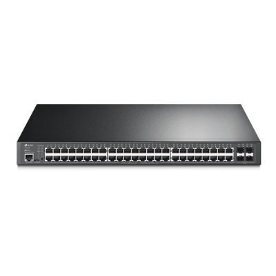 52-Port Gigabit L2+ Managed Switch with 48-Port PoE+, TL-SG3452P JetStream, Managed L2+, Rackmountable