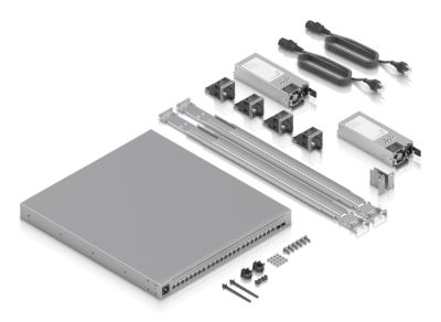 Switch, UBIQUITI, Enterprise Campus 24 PoE, 8x2.5GbE, 16x10GbE, PoE+ ports 8, 1050 Watts, ECS-24-POE