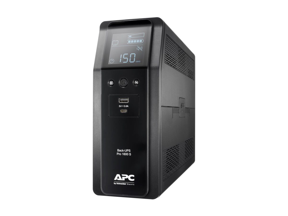 APC Back UPS Pro BR 1600VA, Sinewave,8 Outlets, AVR, LCD interface, Schneider Electric