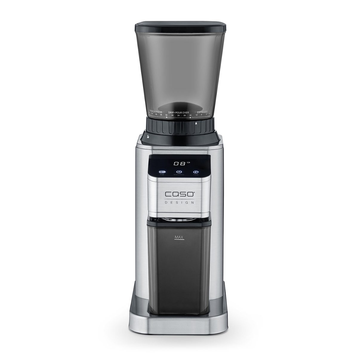 Caso Coffee Grinder, Barista Chef Inox, 150 W, Coffee beans capacity 250 g, Number of cups 12 pc(s), Stainless Steel