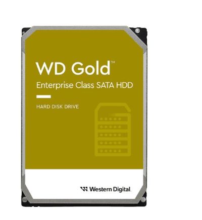 HDD, WESTERN DIGITAL, Gold, 8TB, 256 MB, 7200 rpm, 3,5", WD8005FRYZ