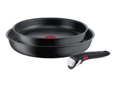 Frypan set, L7649253 Ingenio Ultimate, Frying, Diameter 24/28 cm, Suitable for induction hob, Removable handle, Black