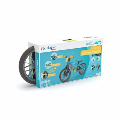 Chillafish BMXie 2 MOTO līdzsvara velosipēds no 2 līdz 5 gadiem, Zils