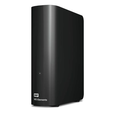External HDD, WESTERN DIGITAL, Elements Desktop, WDBWLG0160HBK-EESN, 16TB, USB 3.0, Drives 1, Black
