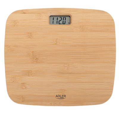 Bathroom Bamboo Scale, AD 8173, Maximum weight (capacity) 150 kg, Accuracy 100 g