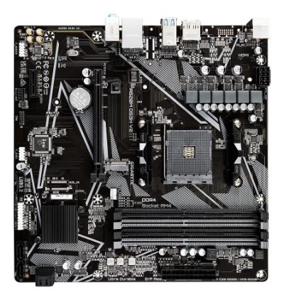 A520M DS3H V2, Processor family AMD, Processor socket AM4, DDR4 DIMM, Memory slots 2, Supported hard disk drive interfaces 	SATA, M.2, Number of SATA connectors 4, Chipset AMD A520, Micro ATX
