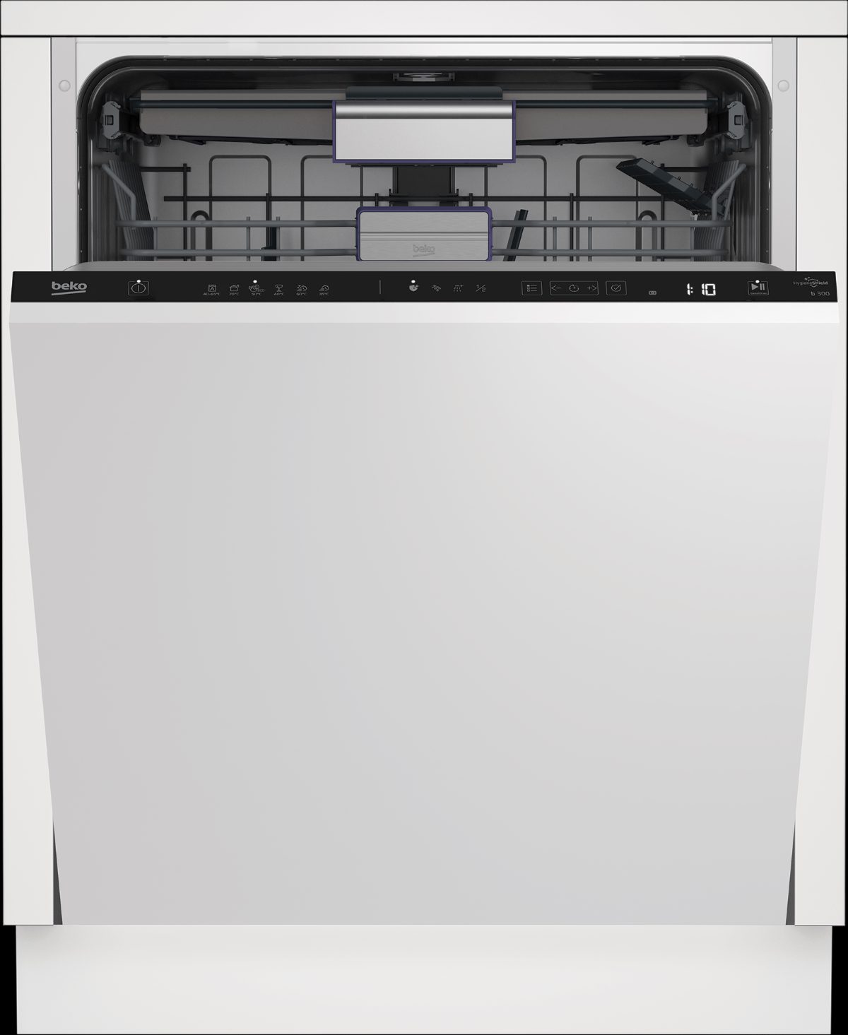 BEKO Dishwasher, BDIN36532, Built-in, Width 60 cm, Number of place settings 15, Number of programs 6, Energy efficiency class D, Display, White