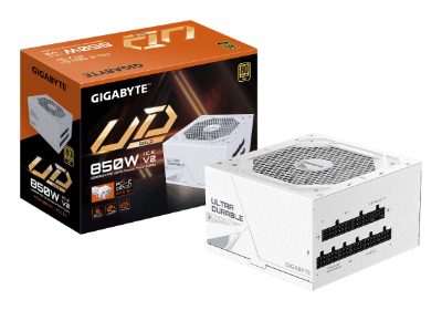 Gigabyte Power Supply, 80 PLUS Gold, UD850GM PG5 V2 ICE, 850 W