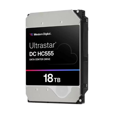 HDD, WESTERN DIGITAL, SAS3, 3.5 ", Buffer 512 MB, 7200 RPM, 18 TB, WUH722018CL5204 0B47747, Ultrastar DC HC555, 0B47747
