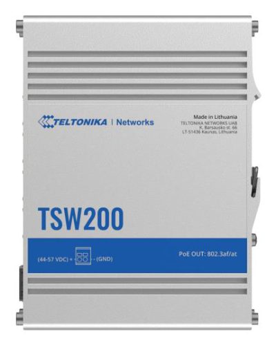 Switch, TELTONIKA, TSW2000000B0, PoE ports 8, 240 Watts, TSW200