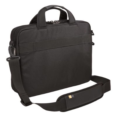 Slim Briefcase, NOTIA-114, Fits up to size 14 ", Shoulder strap, Black