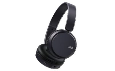 JVC on-ear austiņas ar bluetooth, melnas
