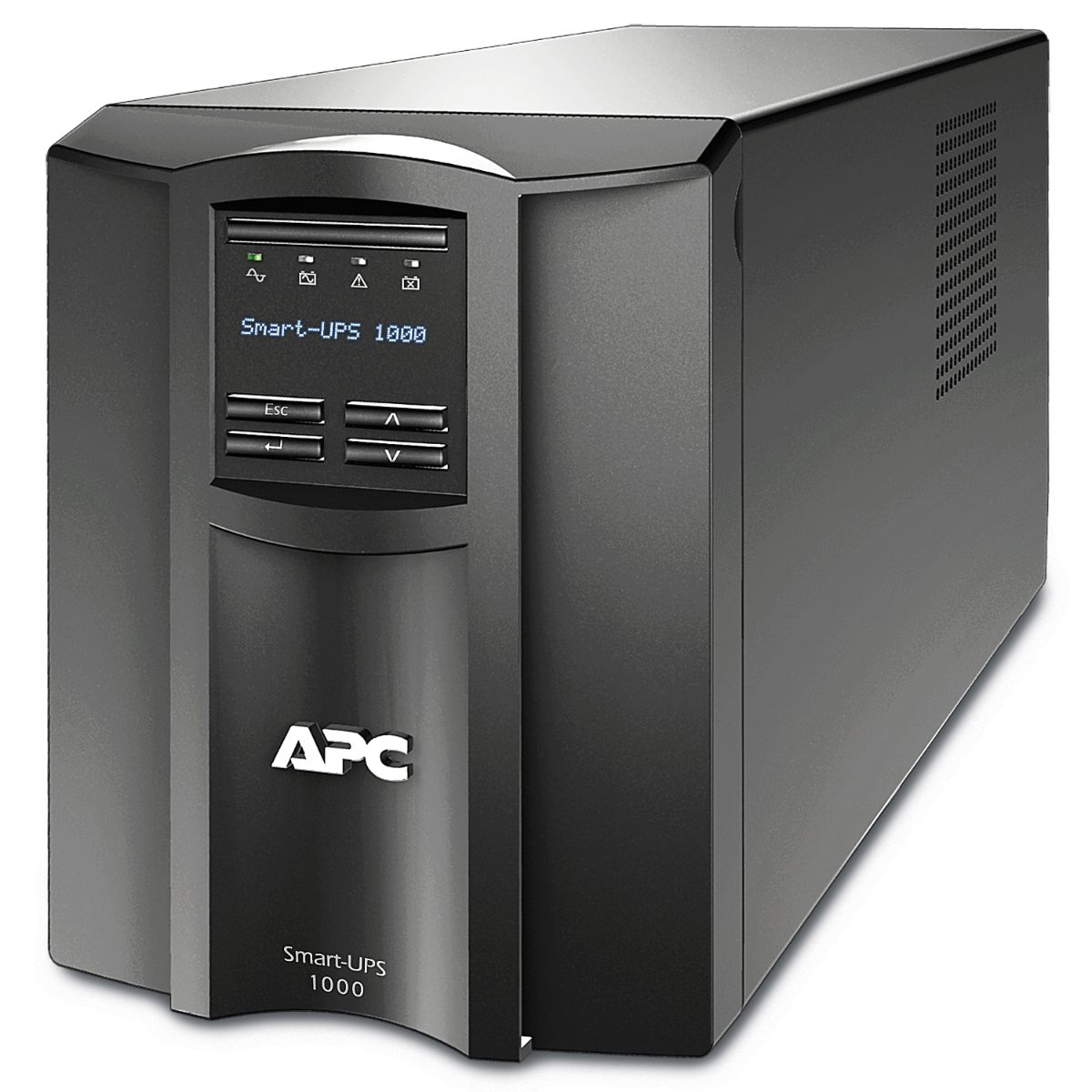 Schneider Electric APC Smart-UPS, Tower, 8x IEC C13 outlets, SmartConnect Port+SmartSlot, AVR, LCD, SMT1000IC, 1000 VA, 700 W, 230 V
