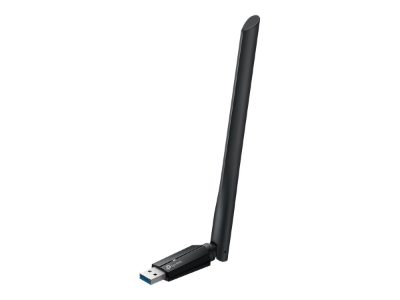TP-LINK BE6500 Tri-Band Wi-Fi 7 High Gain Wireless USB Adapter, Archer TBE400U Plus, 2.4 GHz, 5 GHz, 6 GHz, 802.11ax, MU-MiMO No, no PoE, Antenna type High-Gain Tri-Band