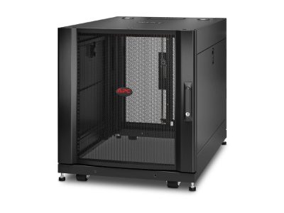 APC NetShelter SX 12U Server Rack Enclosure 600mm x 900mm w/ Sides Black, Schneider Electric